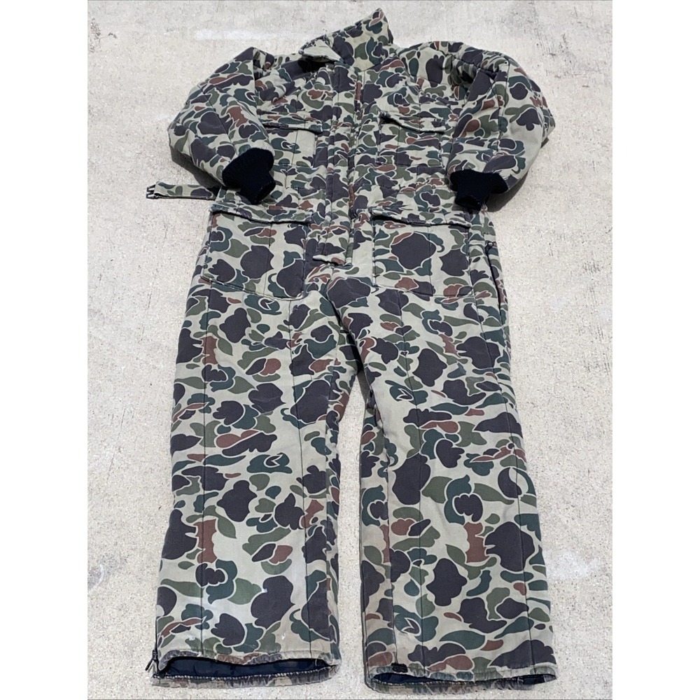 Walls Blizzard-Pruf Camo Insulated Coveralls USA Made Hunting Mens Size L/XL